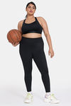 Zelocity True Curv Quick Dry Training Leggings - Jet Black — thumbnail 4